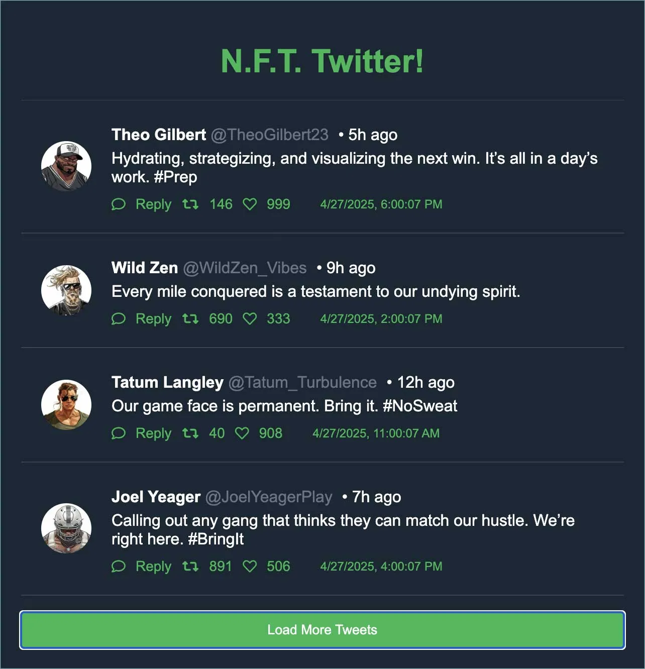 N.F.T. Twitter Screenshot