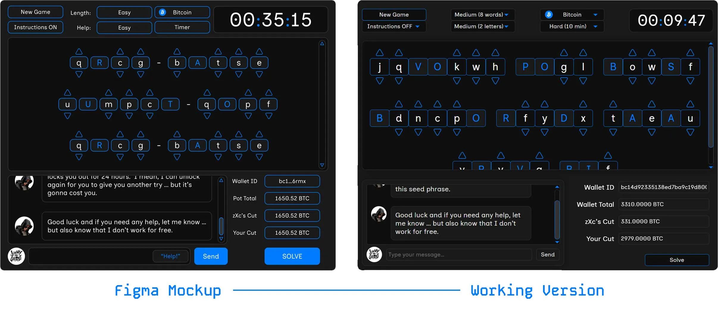 SeedPhrase - Figma Mockup to Working Final