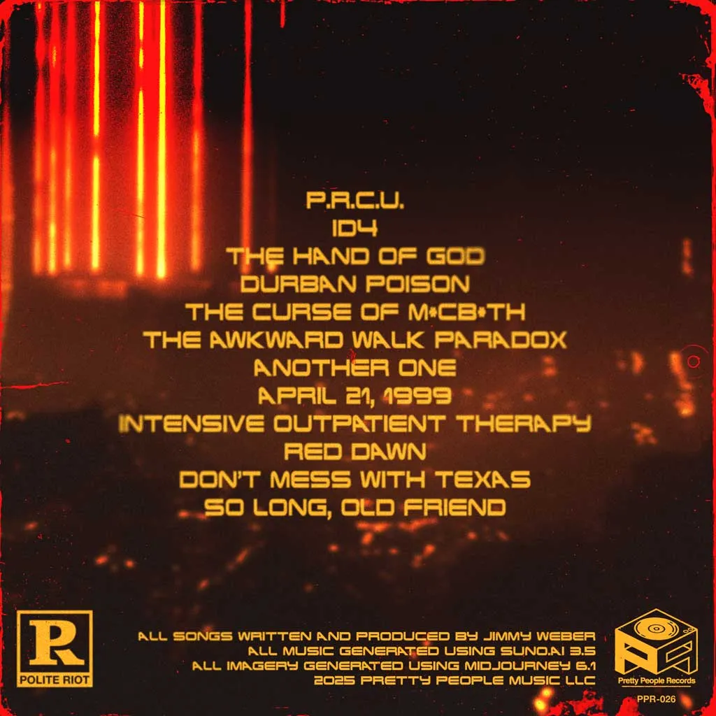 Polite Riot 'Judgement Day' Back Art