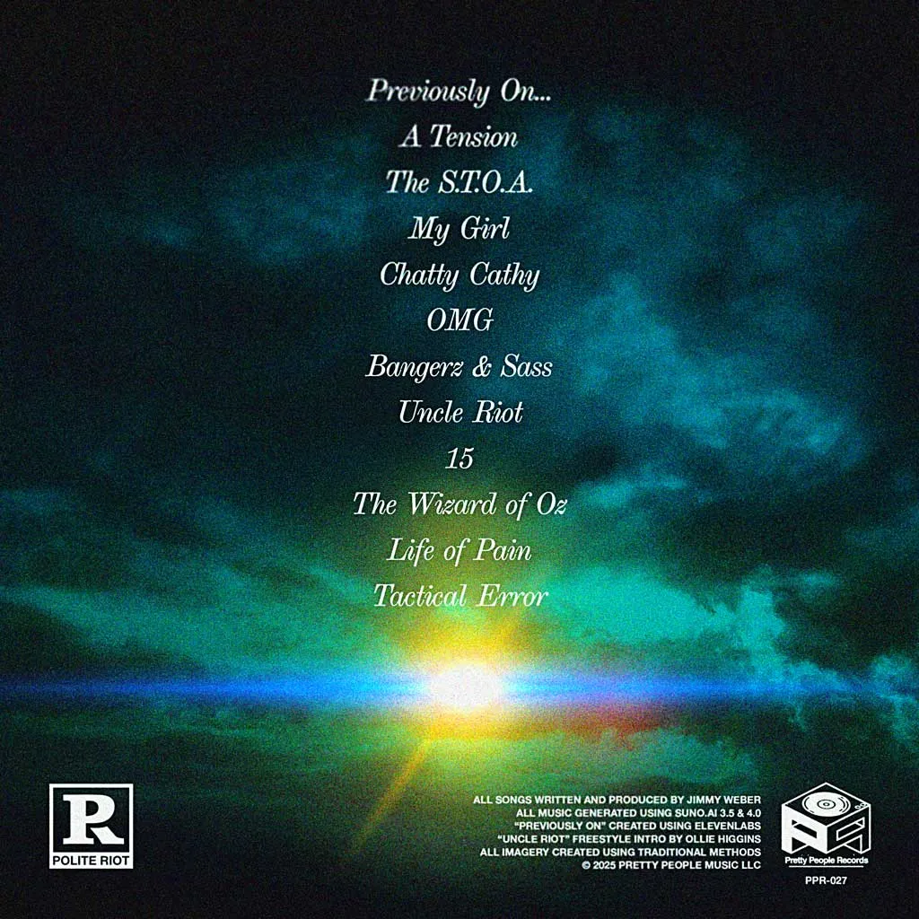 Polite Riot 'JLW' Back Art