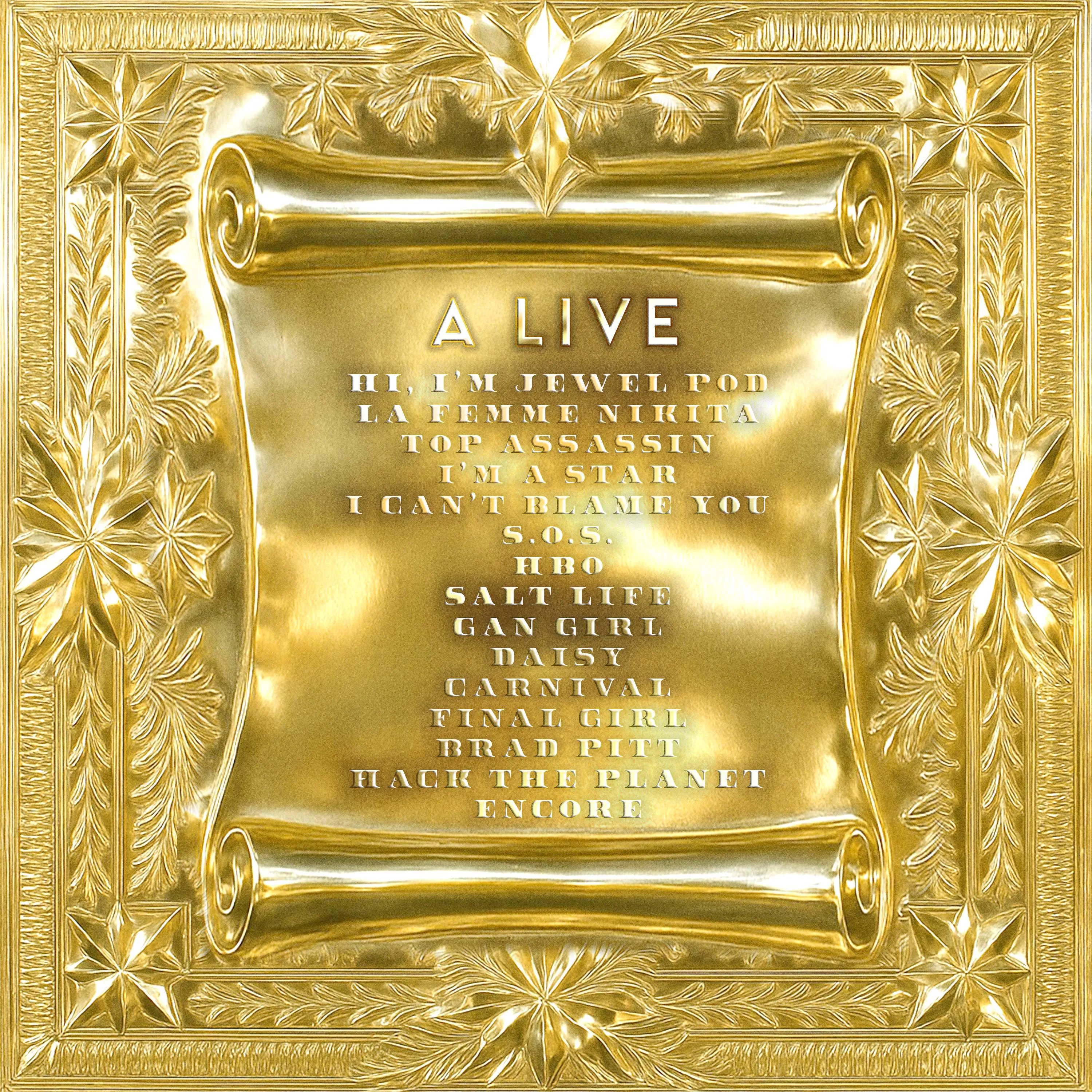 Jewel Pod 'A Live' Back Art