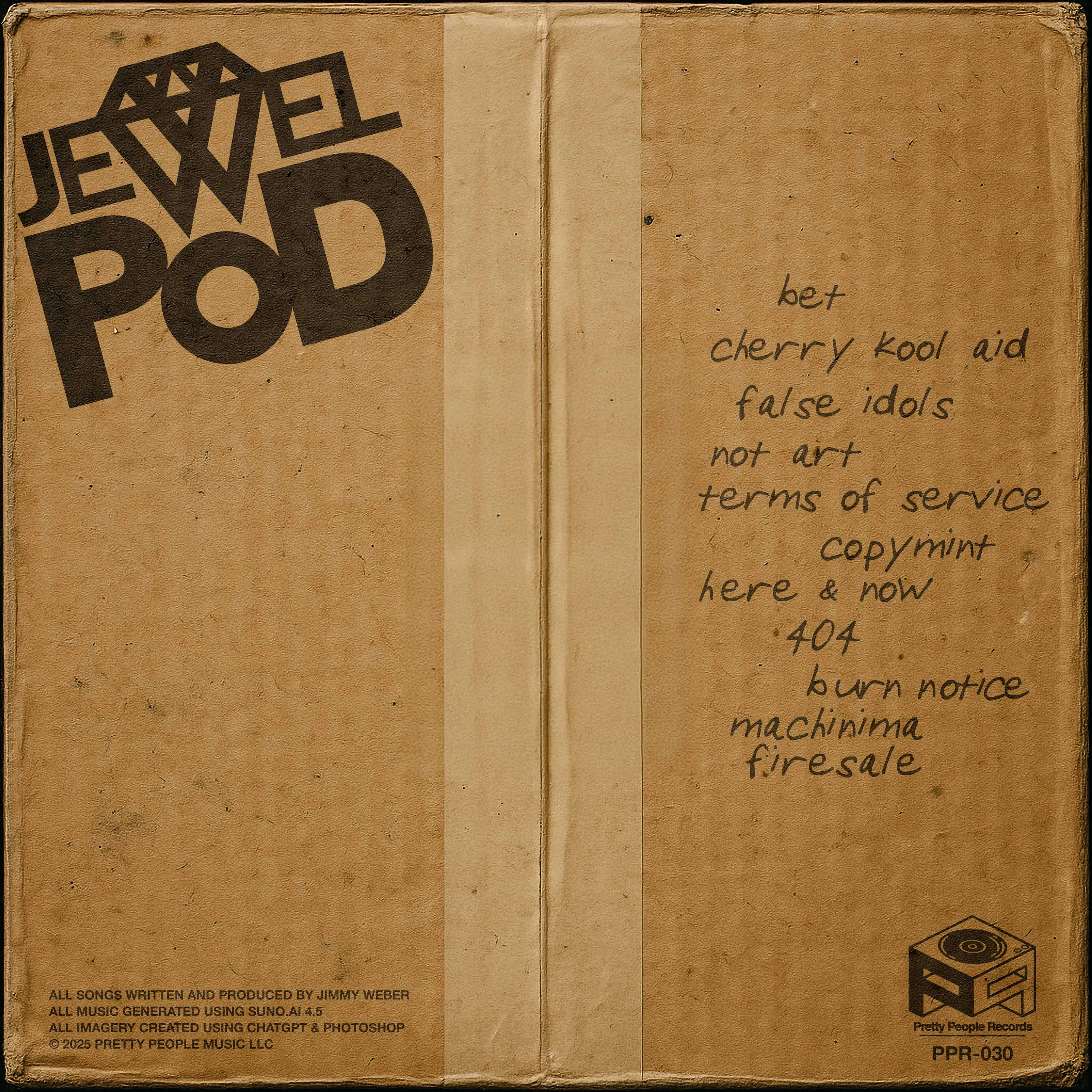 Jewel Pod 'Move Fast and Break Things' Back Art