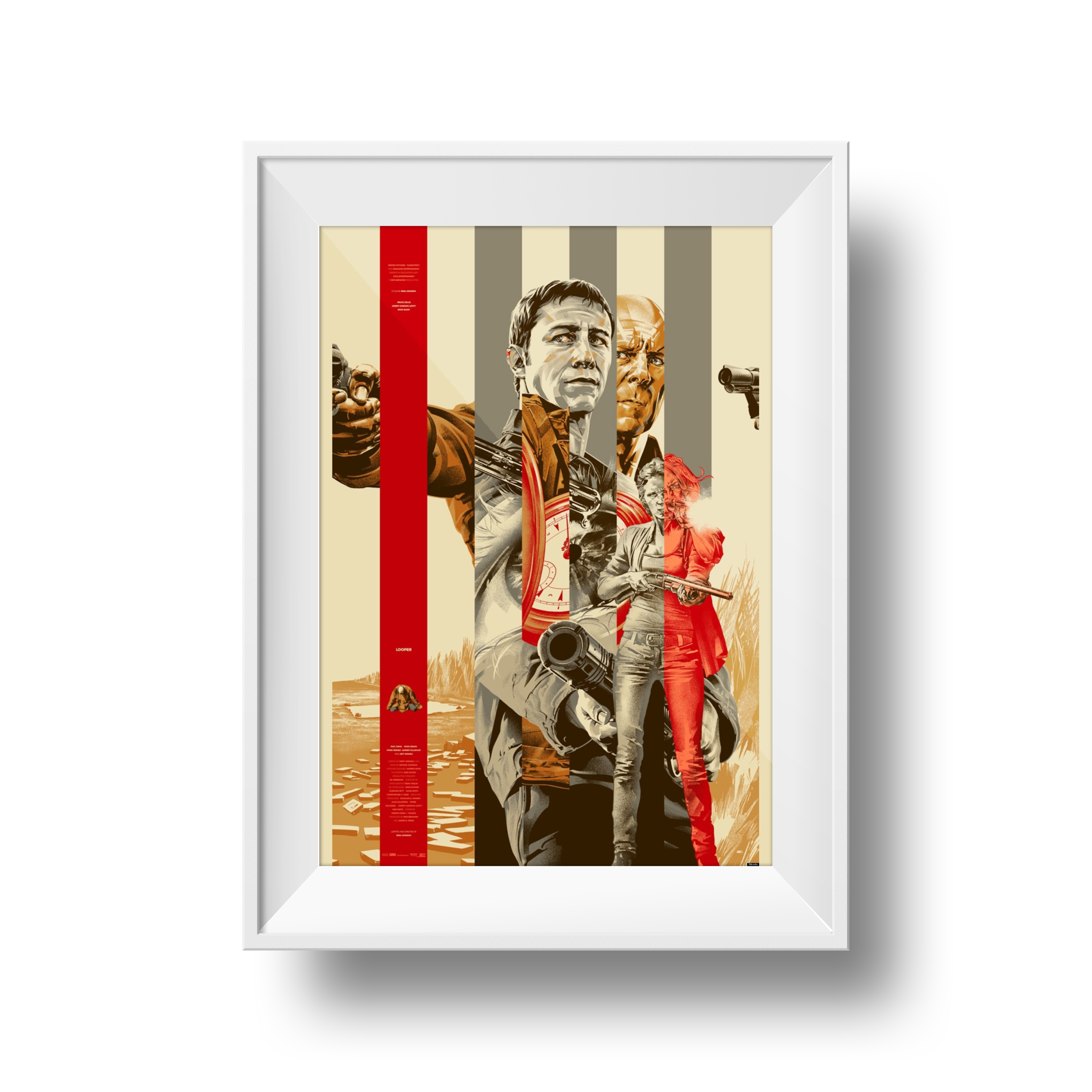 Looper (Gold) | Martin Ansin | 24 x 36