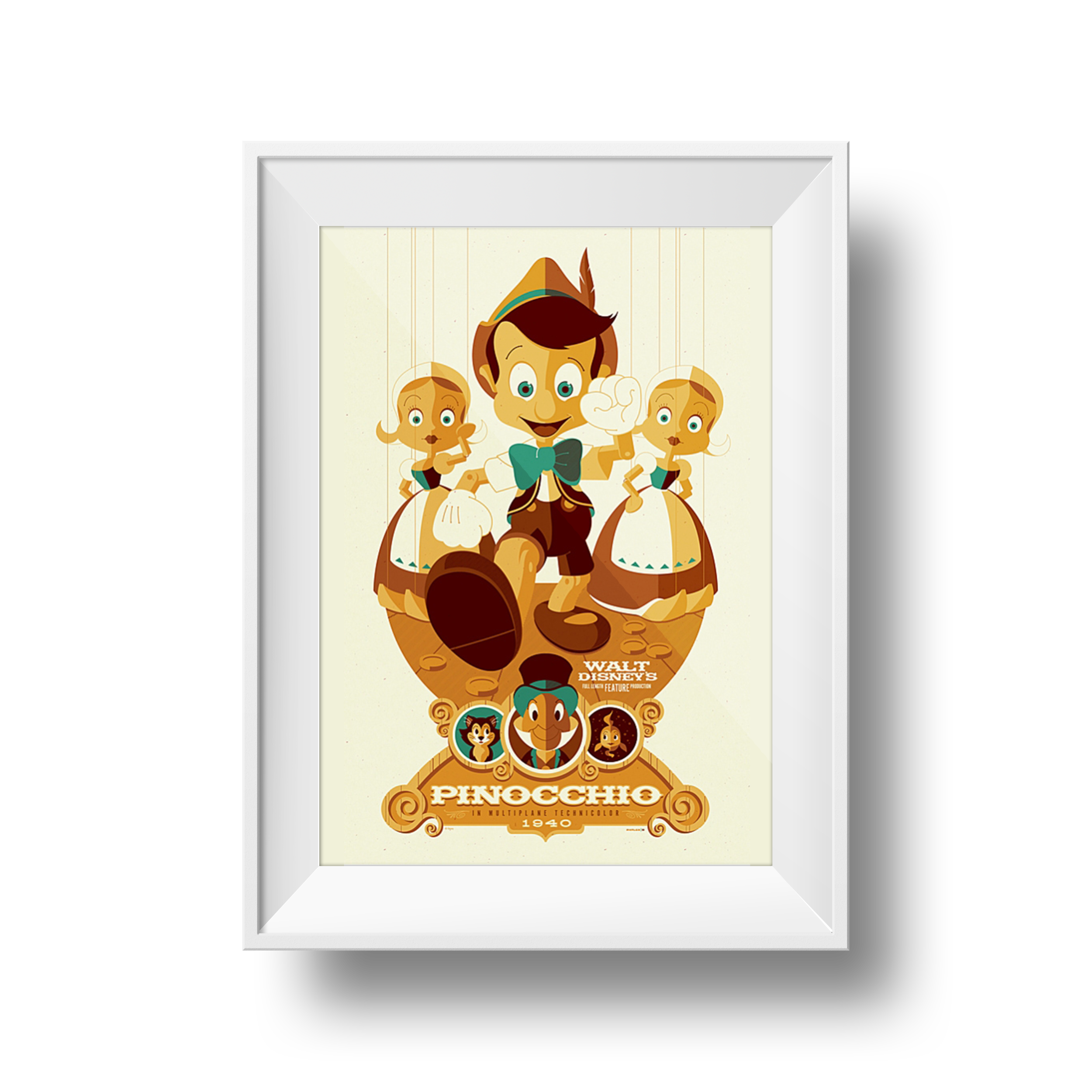 Pinocchio | Tom Whalen | 24 x 36