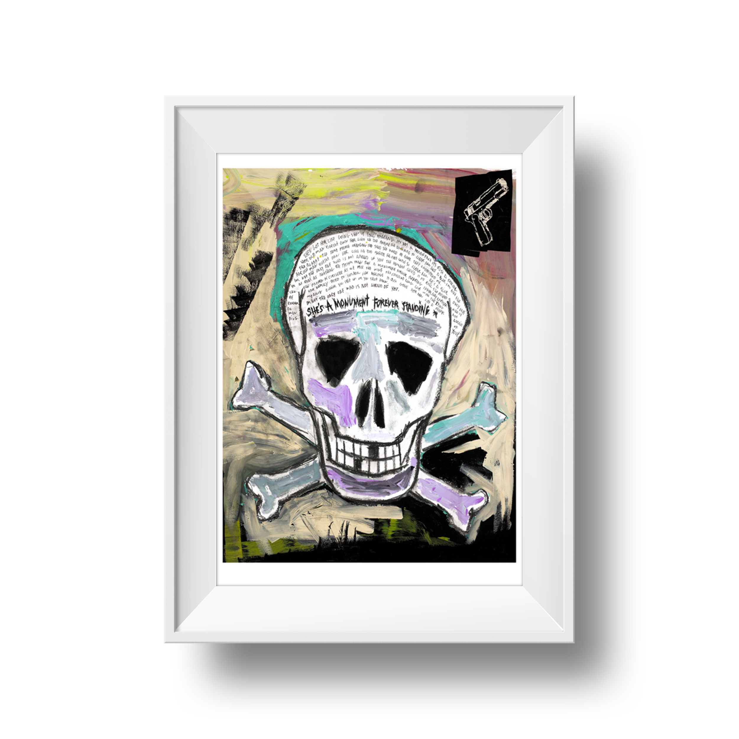 Skull and Crossbones | Tim Armstrong | 18 x 24
